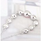 Szívfűzér nyaklánc áttetsző Swarovski kristályokkal (1592.)