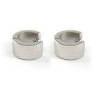 Fehérarannyal bevont férfi karika fülbevaló (0,7 cm-es) 1 pár (0991.)