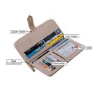 Piros női pénztárca elegáns díszítéssel (0076.)