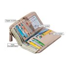 Púderrózsaszín női pénztárca rombuszos mintával (0982.)