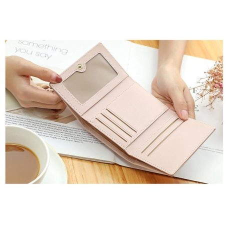 Kis méretű női pénztárca  kislány mintával (0814.)