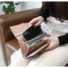 Púderszínű, elegáns, nagy méretű női pénztárca (0323.)