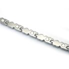 Női mágneses karlánc kék macskaszem opálokkal (0373.)